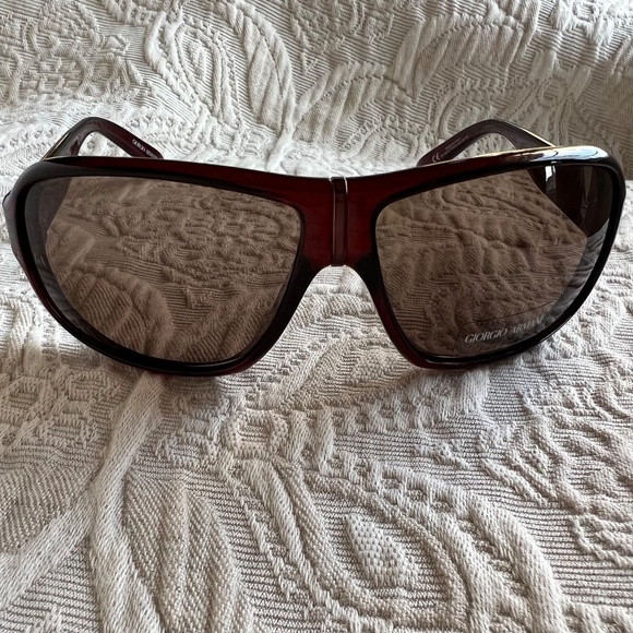 Giorgio Armani Ruby Red & Brown 451/S Sunglasses main image 11